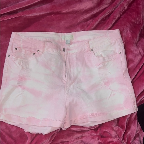 Forever 21 Pants - Forever 21 Light Pink Jean Shorts
